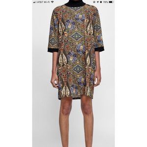 Zara Paisley Print Dress
